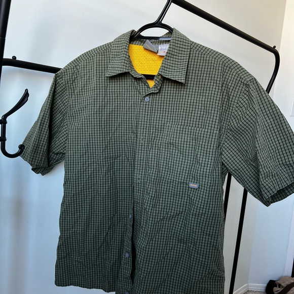 Green Checkered Button-Up Shirt - Picture 2 of 4